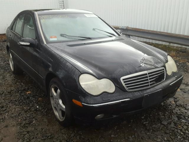 WDBRF64J22F146832 - 2002 MERCEDES-BENZ C 320 BLACK photo 1