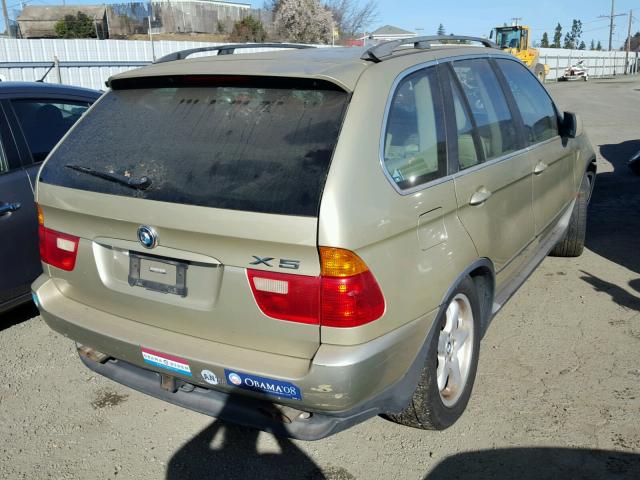 WBAFB3342YLH02349 - 2000 BMW X5 4.4I GOLD photo 4