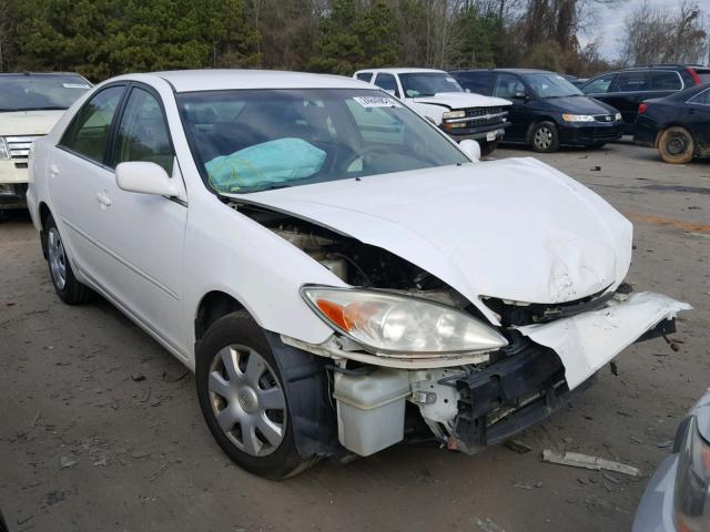 4T1BE32K12U115076 - 2002 TOYOTA CAMRY LE WHITE photo 1