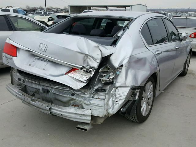 1HGCR2F71DA080798 - 2013 HONDA ACCORD EX SILVER photo 4