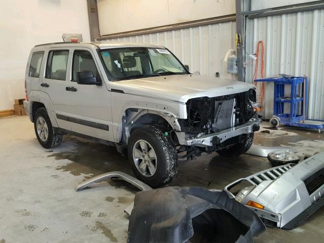 1J4PP2GK3BW518319 - 2011 JEEP LIBERTY SP SILVER photo 1