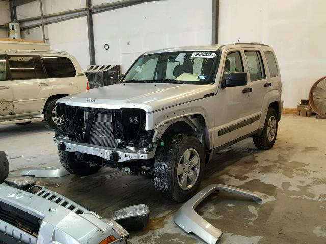 1J4PP2GK3BW518319 - 2011 JEEP LIBERTY SP SILVER photo 2