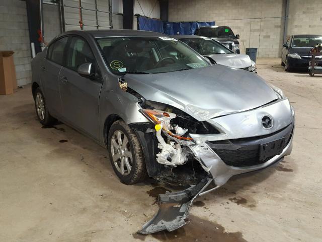 JM1BL1SG8A1286045 - 2010 MAZDA 3 I SILVER photo 1