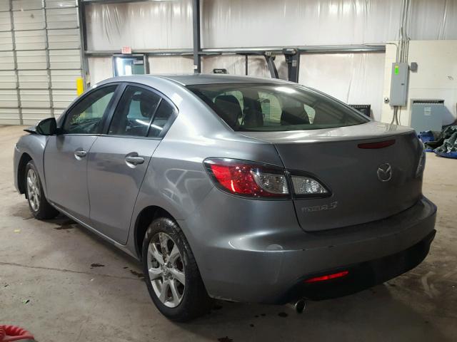 JM1BL1SG8A1286045 - 2010 MAZDA 3 I SILVER photo 3