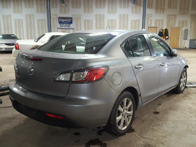 JM1BL1SG8A1286045 - 2010 MAZDA 3 I SILVER photo 4