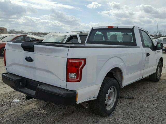 1FTMF1C86HKC16894 - 2017 FORD F150 WHITE photo 4