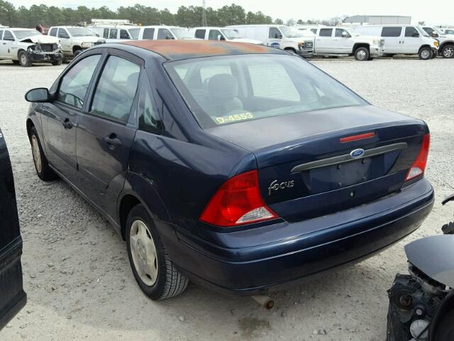 1FAFP33P83W118966 - 2003 FORD FOCUS LX BLUE photo 3