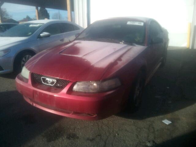 1FAFP40473F398685 - 2003 FORD MUSTANG MAROON photo 2