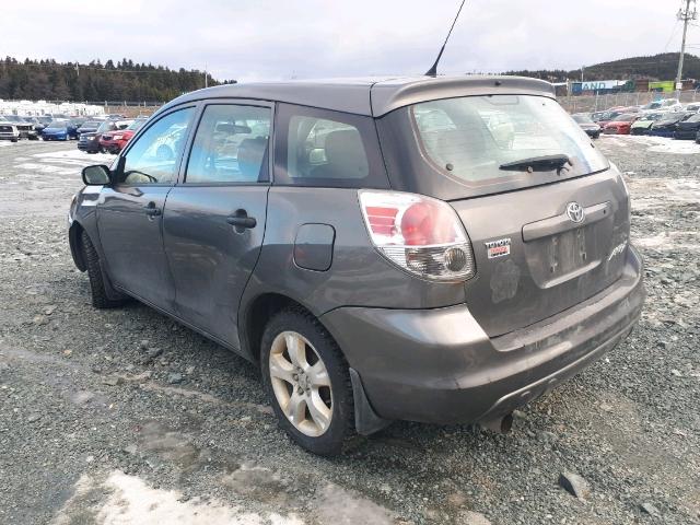 2T1KR32E67C681841 - 2007 TOYOTA COROLLA MA GRAY photo 3