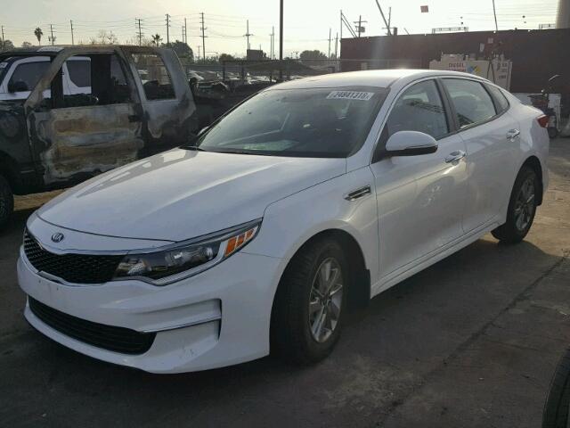 5XXGT4L13GG069050 - 2016 KIA OPTIMA LX WHITE photo 2