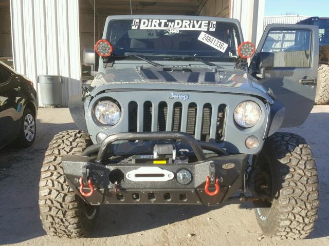 1C4AJWAG4FL559042 - 2015 JEEP WRANGLER S Boz foto 9