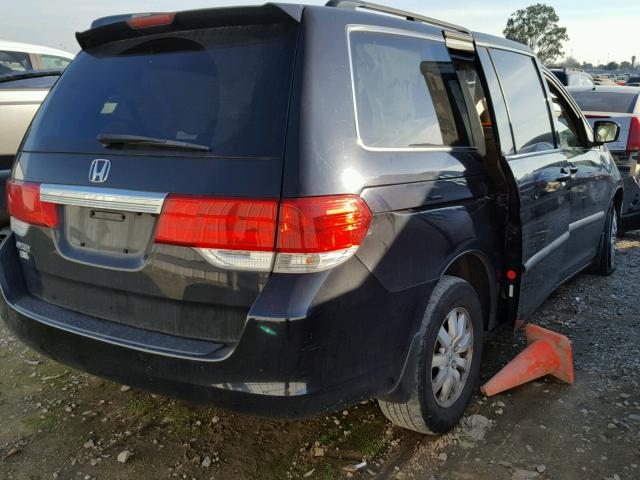 5FNRL38679B002707 - 2009 HONDA ODYSSEY EX BLACK photo 4