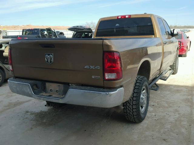 3D73Y3CL5BG635166 - 2011 DODGE RAM 3500 BROWN photo 4