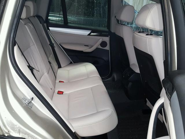 5UXWX9C5XD0A13153 - 2013 BMW X3 XDRIVE2 SILVER photo 6