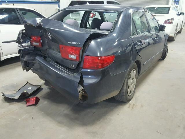 3HGCM56445G701198 - 2005 HONDA ACCORD LX GRAY photo 4