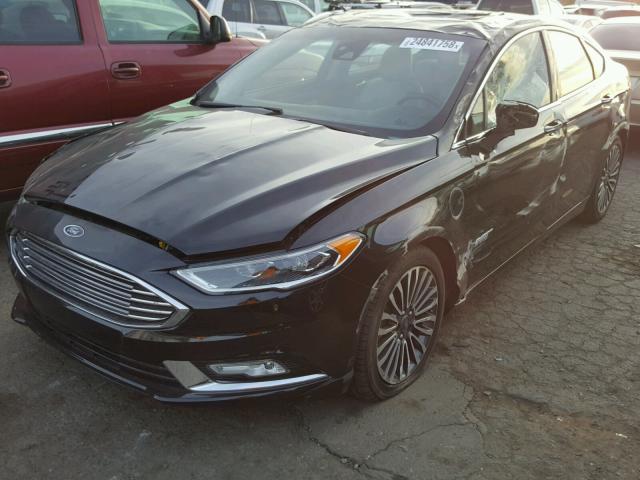 3FA6P0SU2HR191623 - 2017 FORD FUSION TIT BLACK photo 2