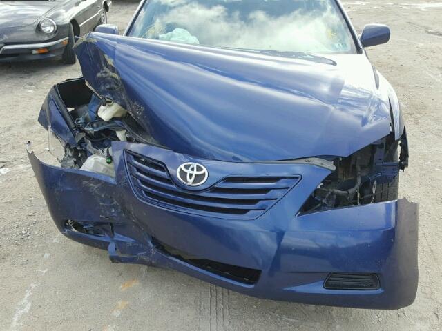 4T1BE46K69U309144 - 2009 TOYOTA CAMRY BASE BLUE photo 7