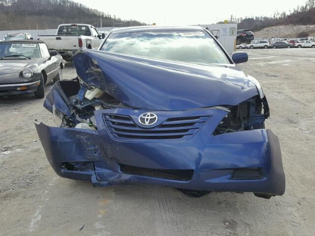 4T1BE46K69U309144 - 2009 TOYOTA CAMRY BASE BLUE photo 9