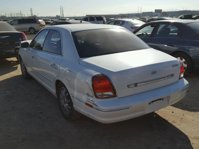 KMHFU45D91A134921 - 2001 HYUNDAI XG 300 WHITE photo 3