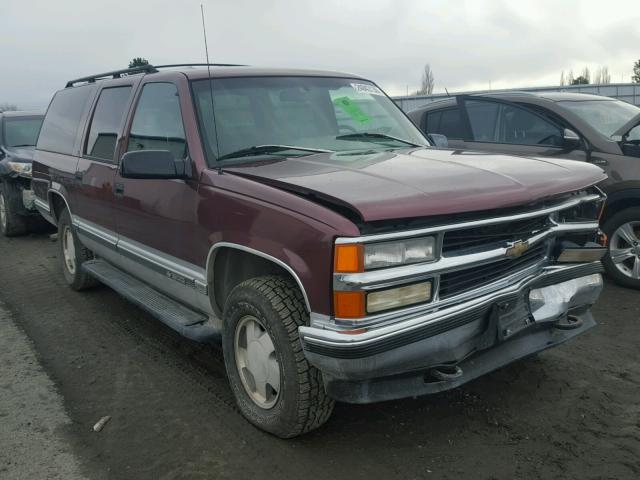 1GNFK16R3TJ382823 - 1996 CHEVROLET SUBURBAN K MAROON photo 1