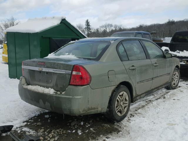 1G1ZS52F35F329336 - 2005 CHEVROLET MALIBU GREEN photo 4