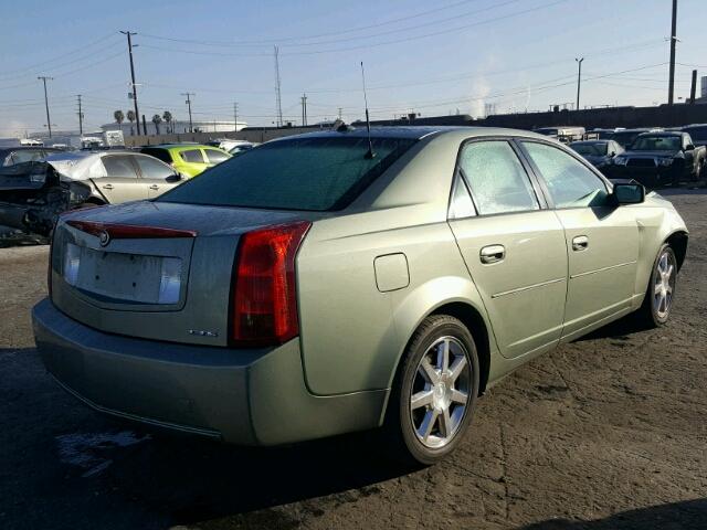 1G6DM577X40160188 - 2004 CADILLAC CTS GREEN photo 4