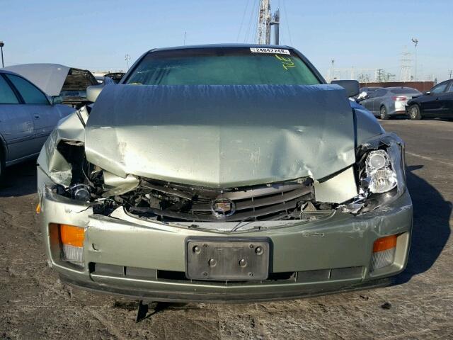 1G6DM577X40160188 - 2004 CADILLAC CTS GREEN photo 9