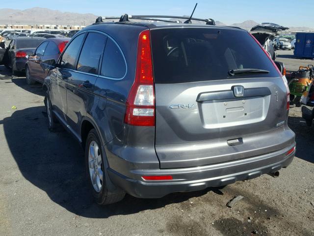 5J6RE3H4XBL000763 - 2011 HONDA CR-V SE CHARCOAL photo 3