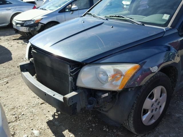 1B3HB28B57D529768 - 2007 DODGE CALIBER BLUE photo 9