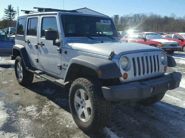 1J4GA39137L101402 - 2007 JEEP WRANGLER X SILVER photo 1