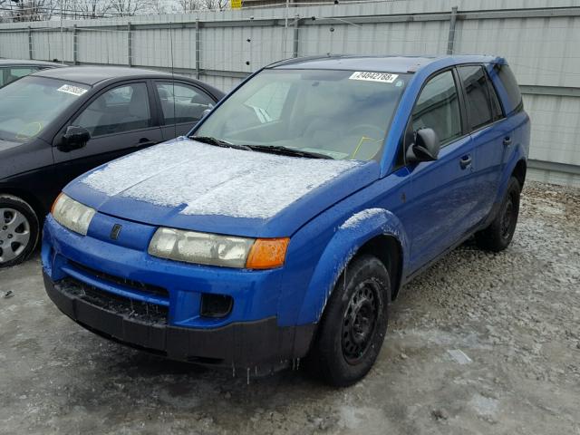 5GZCZ33D74S830101 - 2004 SATURN VUE BLUE photo 2