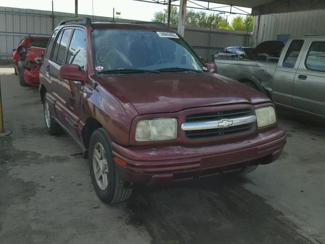 2CNBE634736942274 - 2003 CHEVROLET TRACKER BURGUNDY photo 1