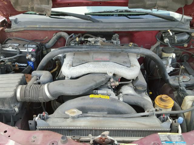 2CNBE634736942274 - 2003 CHEVROLET TRACKER BURGUNDY photo 7