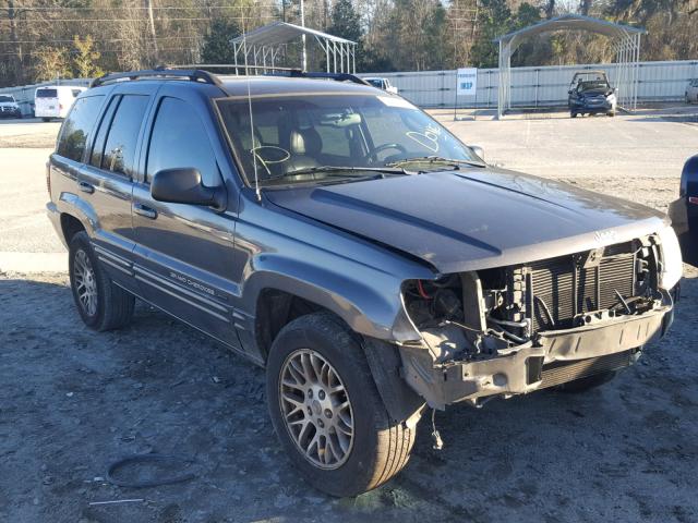 1J4GX58NX4C422203 - 2004 JEEP GRAND CHER GRAY photo 1