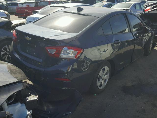 1G1BC5SM9G7284672 - 2016 CHEVROLET CRUZE LS BLUE photo 4