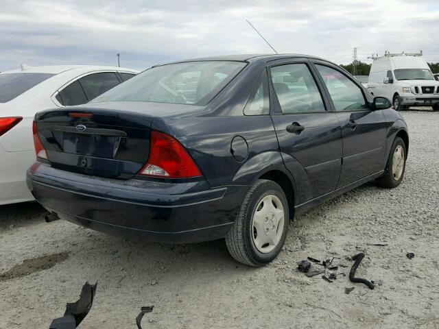 1FAFP33P63W118965 - 2003 FORD FOCUS LX BLUE photo 4