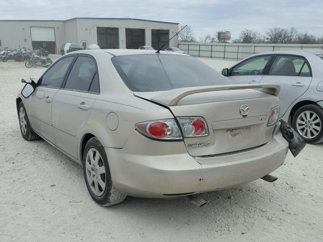 1YVHP80CX75M39107 - 2007 MAZDA 6 I TAN photo 3