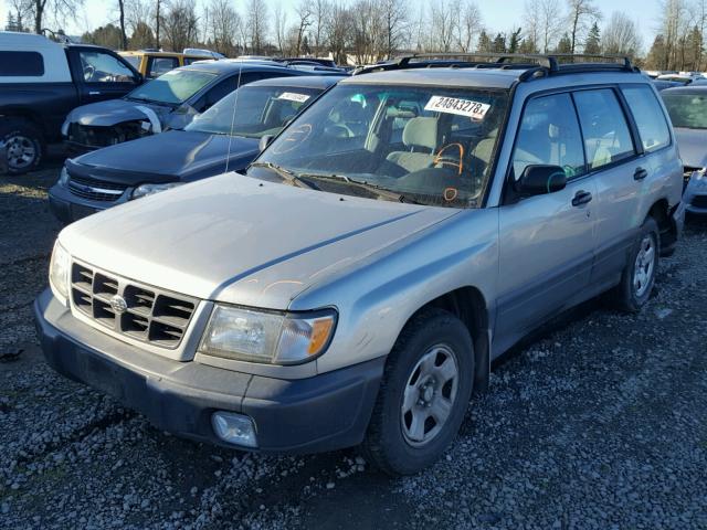 JF1SF6354YH704092 - 2000 SUBARU FORESTER L GRAY photo 2