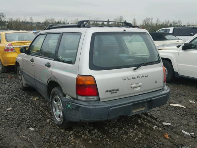 JF1SF6354YH704092 - 2000 SUBARU FORESTER L GRAY photo 3