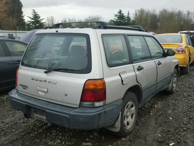 JF1SF6354YH704092 - 2000 SUBARU FORESTER L GRAY photo 4