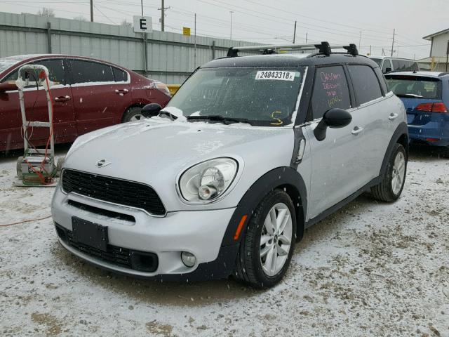 WMWZC3C59EWP25783 - 2014 MINI COOPER S C SILVER photo 2