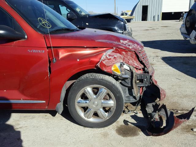 3C4FY58B63T587270 - 2003 CHRYSLER PT CRUISER BURGUNDY photo 9