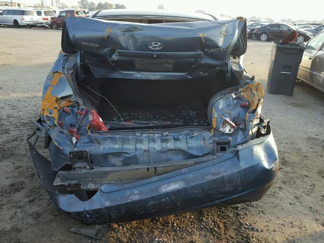 KMHDN45D72U391905 - 2002 HYUNDAI ELANTRA GL TEAL photo 9