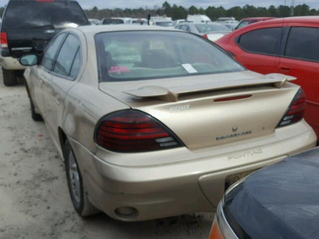 1G2NF52E04M700226 - 2004 PONTIAC GRAND AM S GOLD photo 3