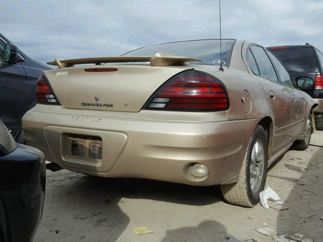 1G2NF52E04M700226 - 2004 PONTIAC GRAND AM S GOLD photo 4