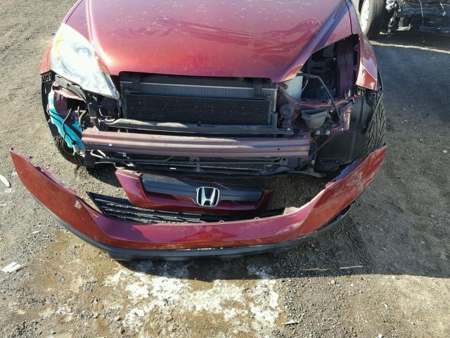 JHLRE38308C036647 - 2008 HONDA CR-V LX RED photo 9