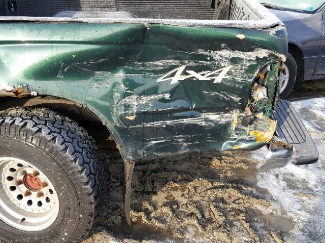 4TAPM62N7XZ488685 - 1999 TOYOTA TACOMA GREEN photo 9