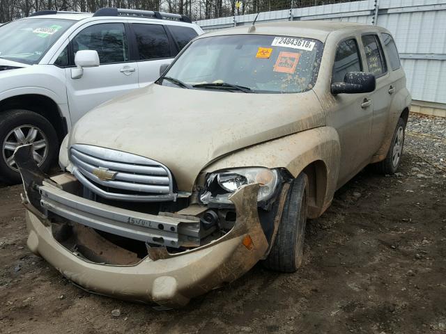 3GNDA13D78S607186 - 2008 CHEVROLET HHR LS GOLD photo 2