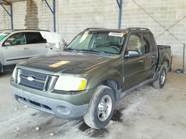 1FMZU67K14UA09371 - 2004 FORD EXPLORER S GREEN photo 2