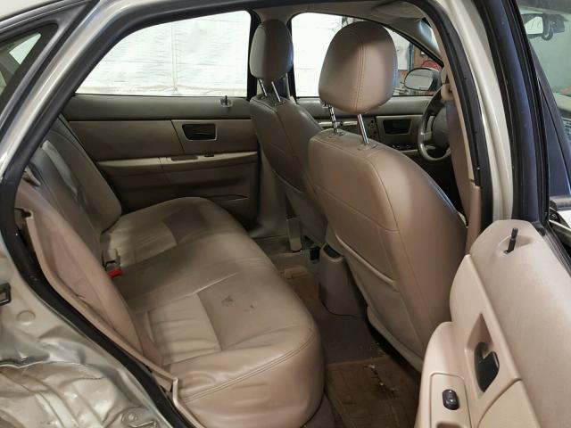 1FAFP56U46A197924 - 2006 FORD TAURUS SEL TAN photo 6